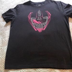 Under Armour Youth L Black Tee